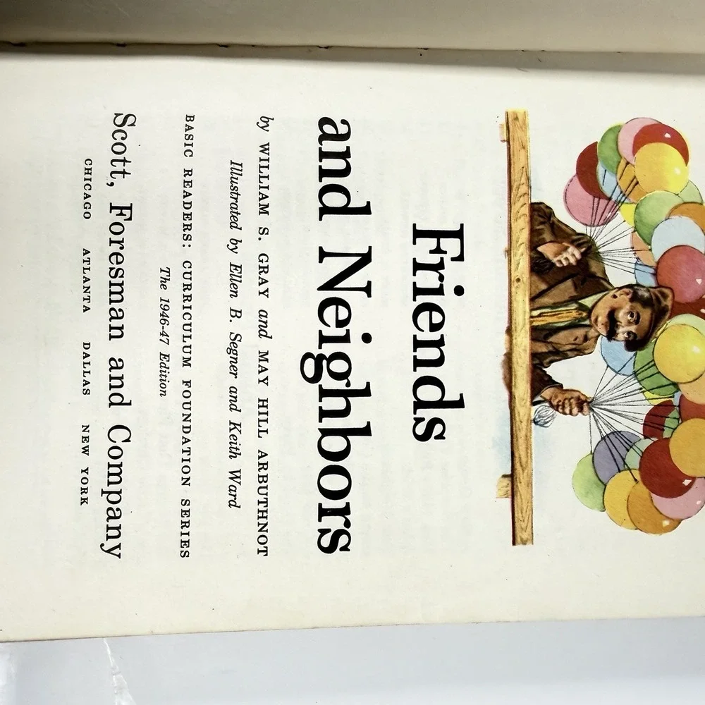 Vintage 1940s–1950s Basic Readers School Books Lot of 3 Hardcover